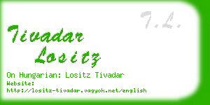 tivadar lositz business card